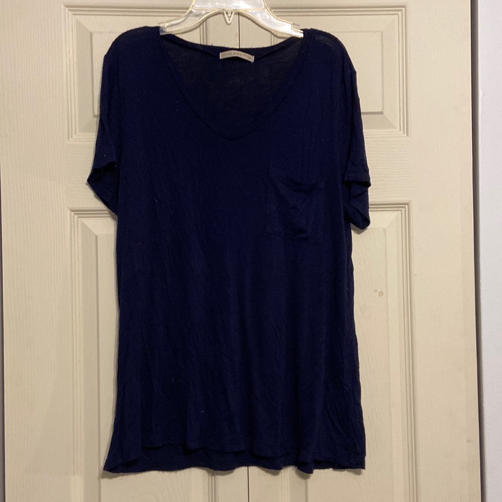 Plain Navy Blue Tee